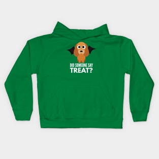 Cocker Spaniel Halloween Trick or Treat Kids Hoodie